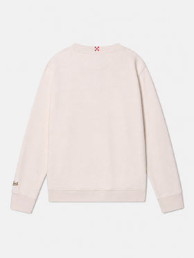 Crewneck-Sweatshirt Hutton mit Trudi-Bären-Patch aus Frottee | TRUDI SPECIAL EDITION 