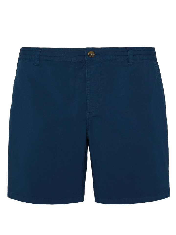 Navy blue cotton bermuda shorts Ischia - MC2 Saint Barth