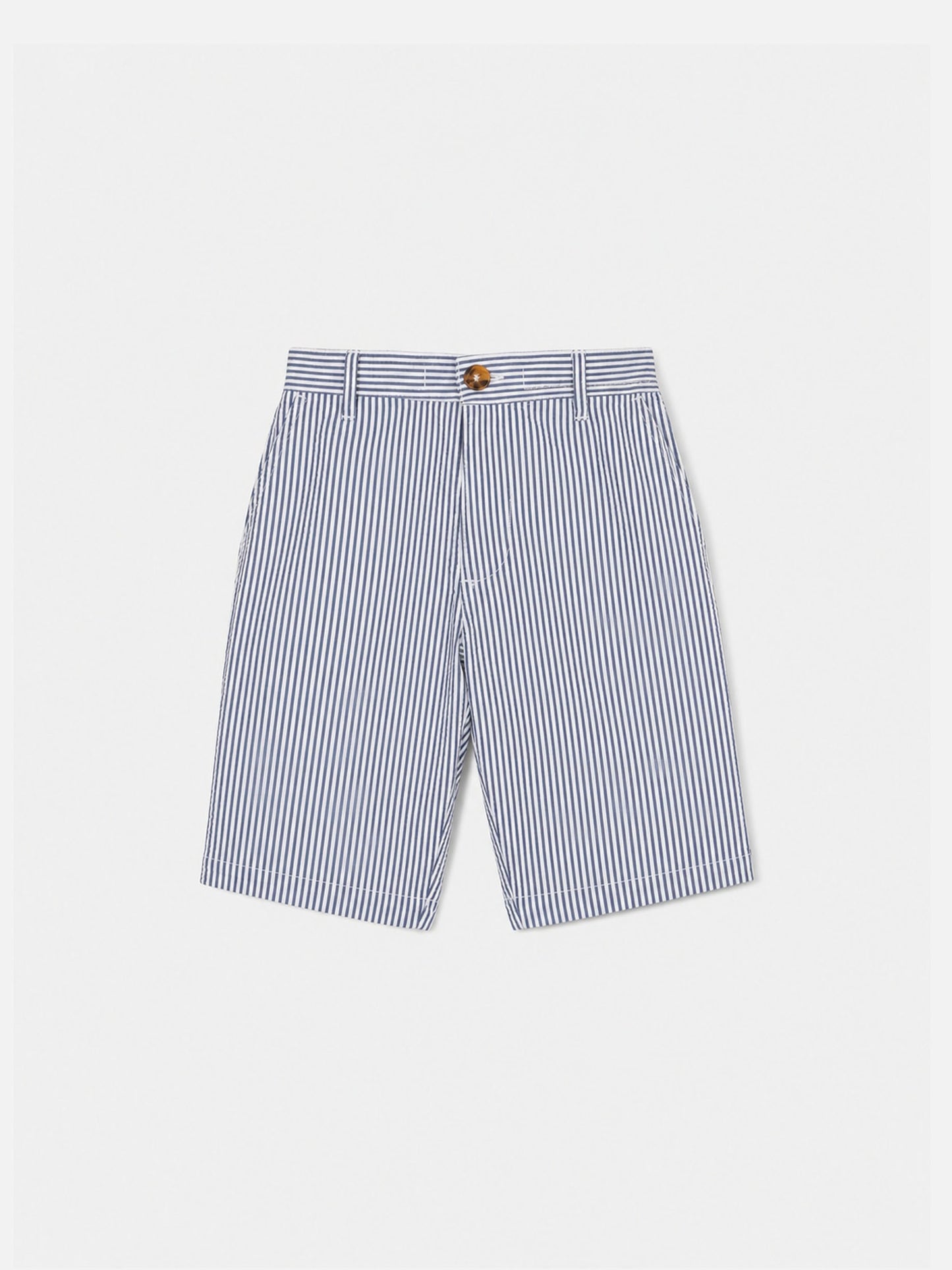 Jungen-Bermudashorts aus Seersucker Ischia Jr 