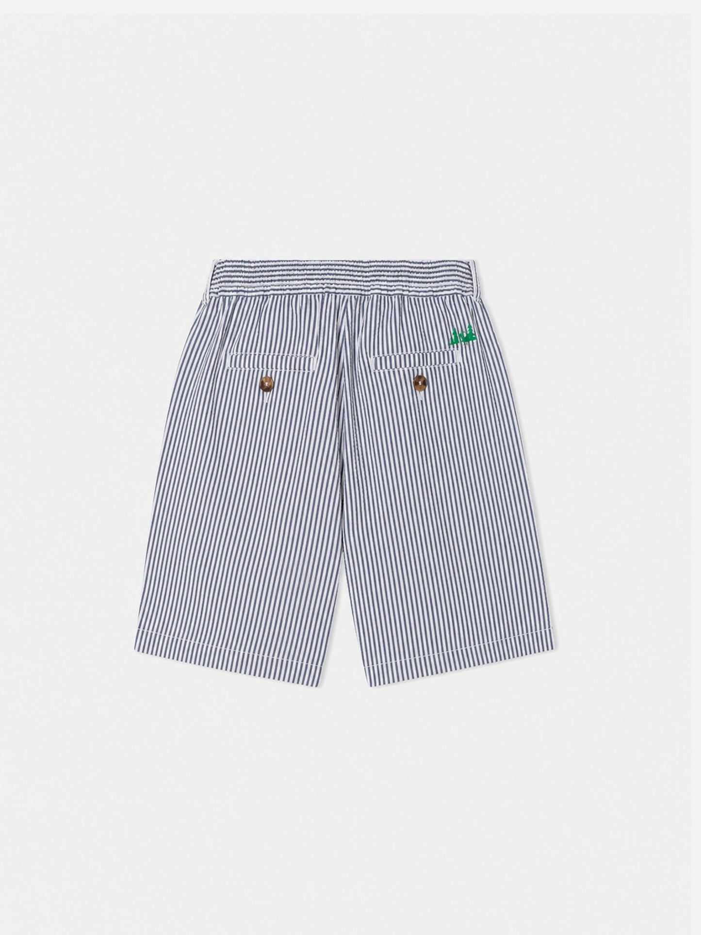 Jungen-Bermudashorts aus Seersucker Ischia Jr 