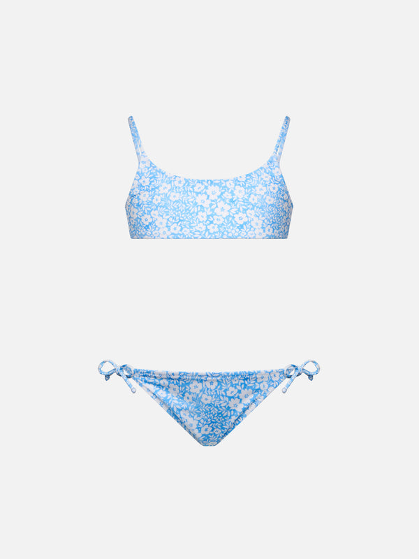 Bikini a bralette a fiori da bambina Jaiden