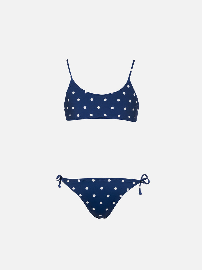 Girl polka dots bralette bikini Jaiden