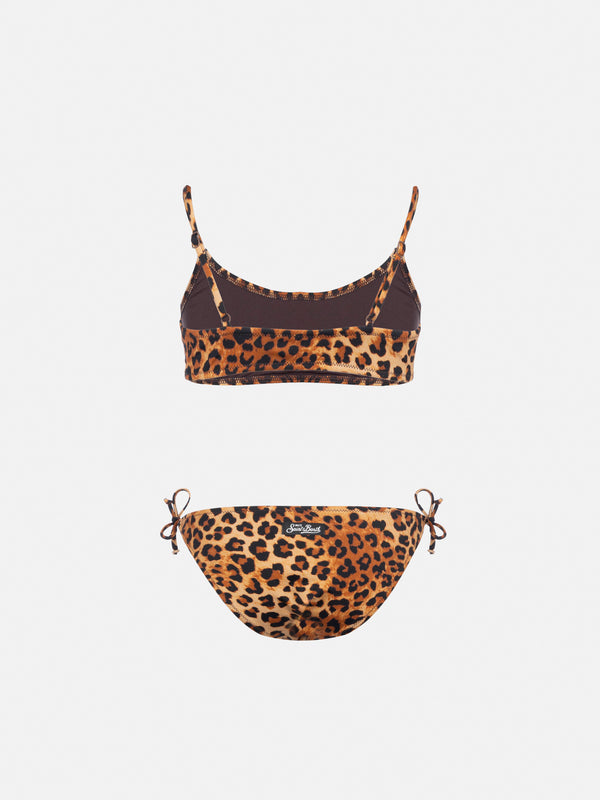 Jaiden animalier print bralette bikini