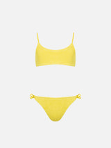 Bikini a bralette da bambina giallo pallido Jaiden