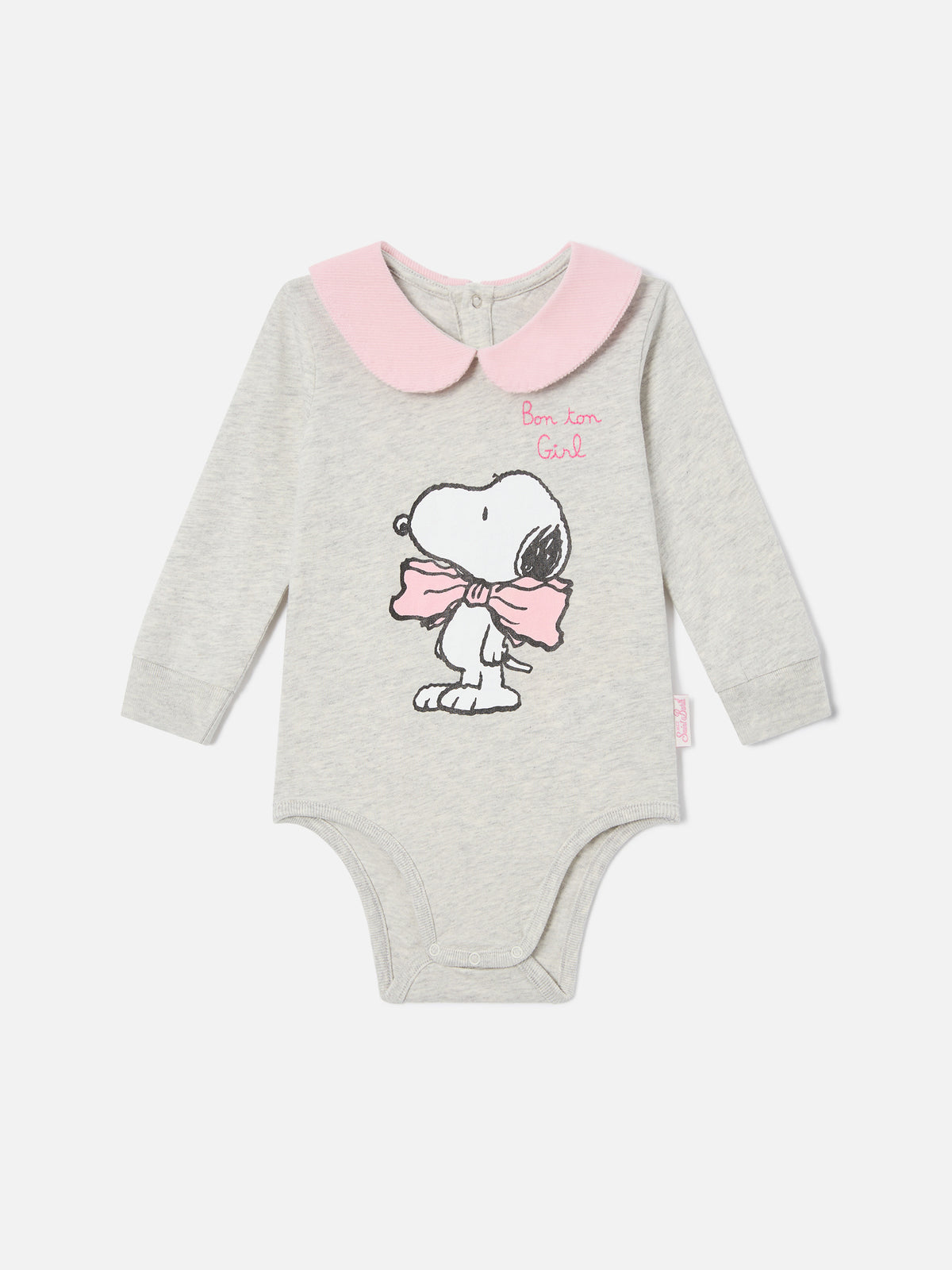 Body Jacques couleur crème en coton biologique avec imprimé Snoopy | Special edition 