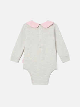 Body Jacques couleur crème en coton biologique avec imprimé Snoopy | Special edition 