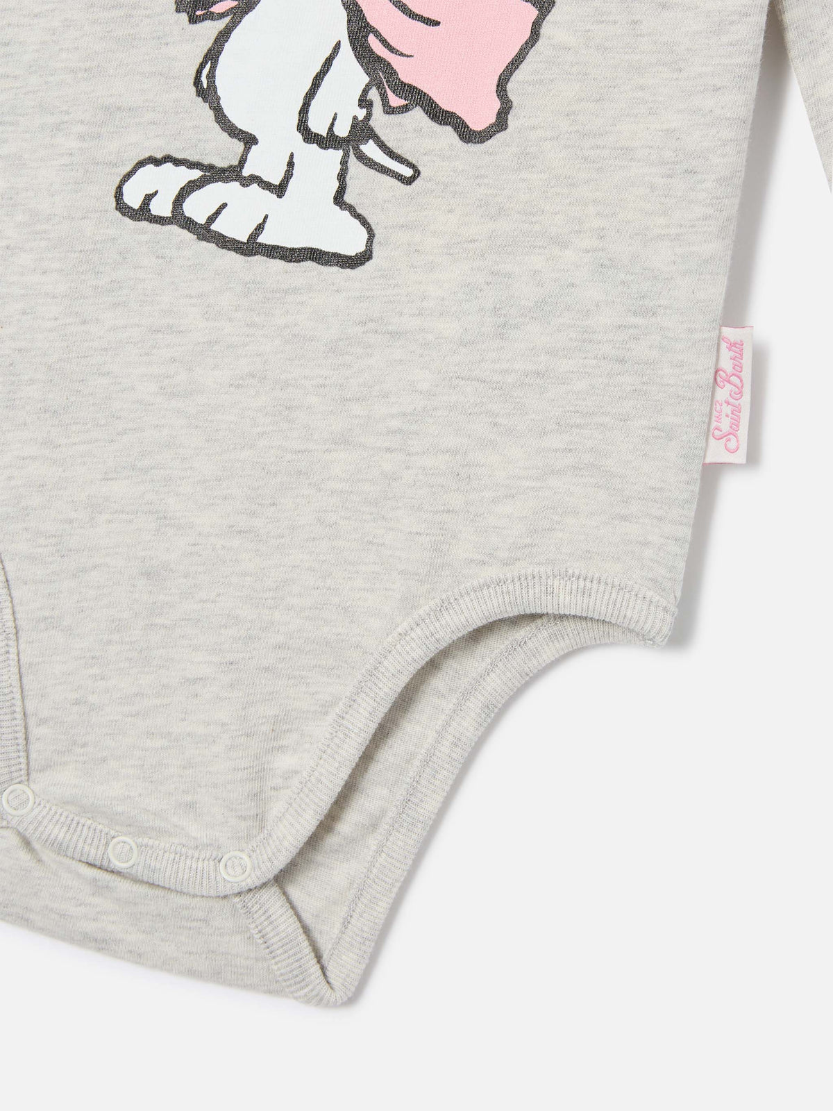 Body Jacques couleur crème en coton biologique avec imprimé Snoopy | Special edition 