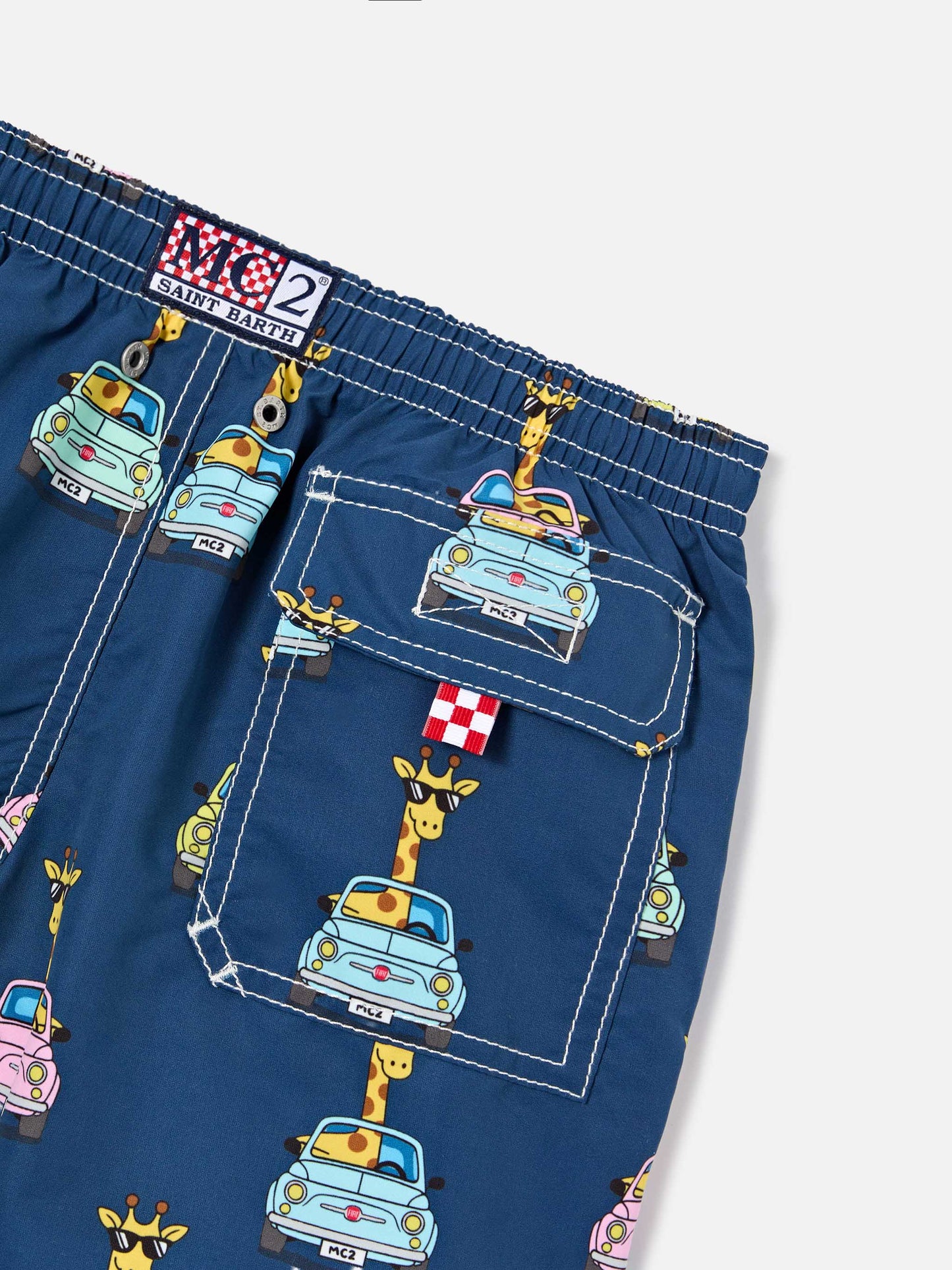 Costume Jean con stampa all-over FIAT 500 | Special Edition
