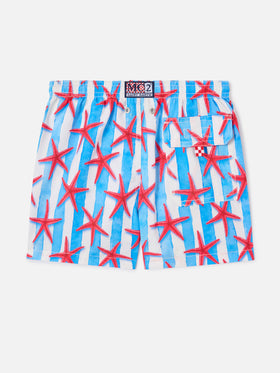 Short de bain pour garçon à imprimé étoile de mer 