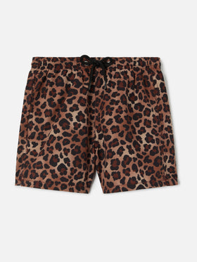 Costume Jean con stampa Leopard Animalier