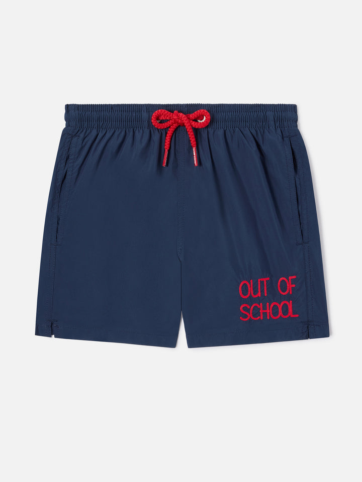 Jungen-Badeshorts in Navyblau 