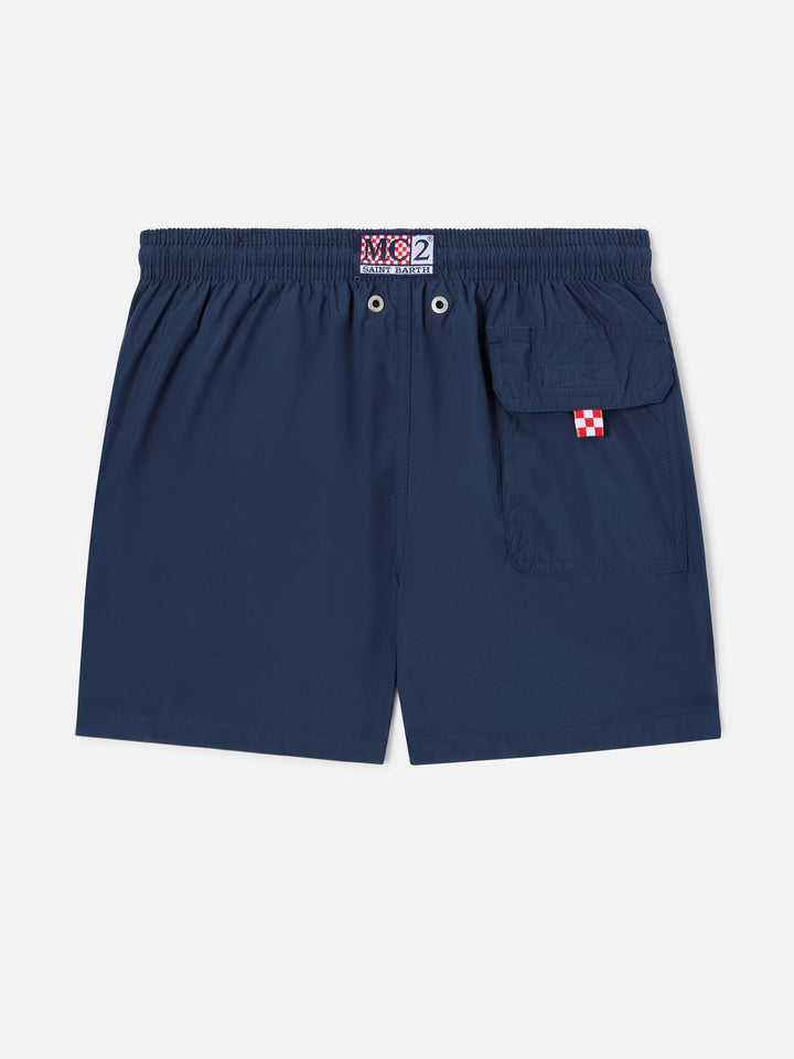 Jungen-Badeshorts in Navyblau 