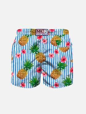 Badeshorts für Jungen mit Ananas-Print