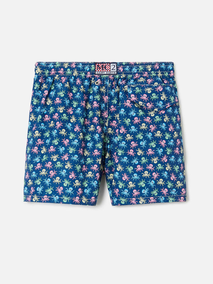 Jean Lighting swim shorts with Octopus all-over print