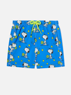 Boy light fabric swim shorts with Snoopy Padel print | SNOOPY - PEANUTS™ SPECIAL EDITION
