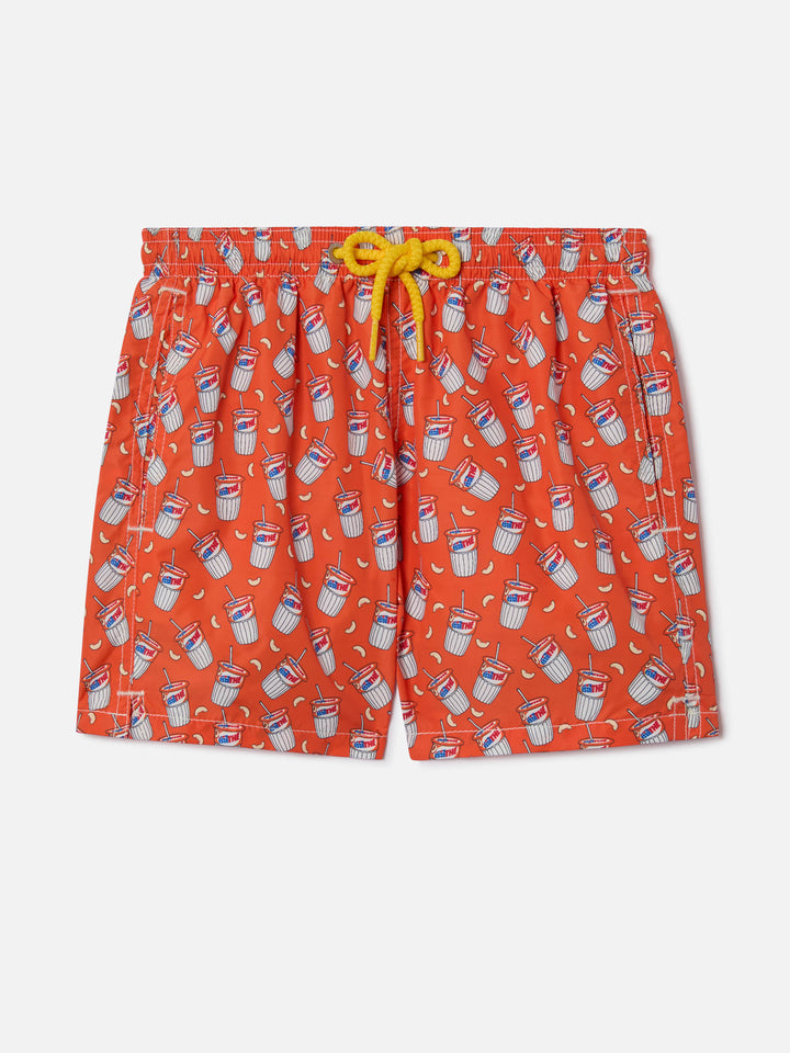 Boy swim shorts with Estathé print | Estathé® Special Edition