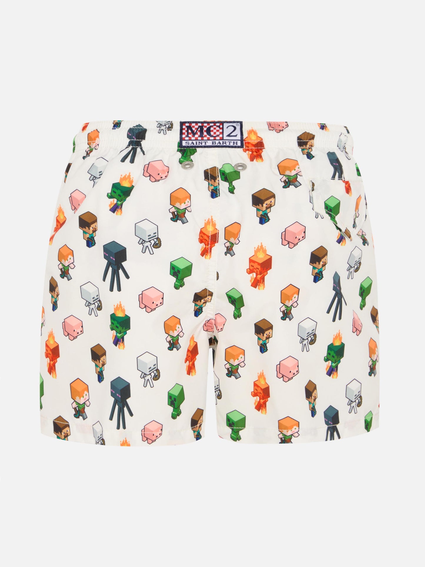 Jean Lighting lightweight fabric swim shorts with Minecraft print | MINECRAFT SPECIAL EDITION