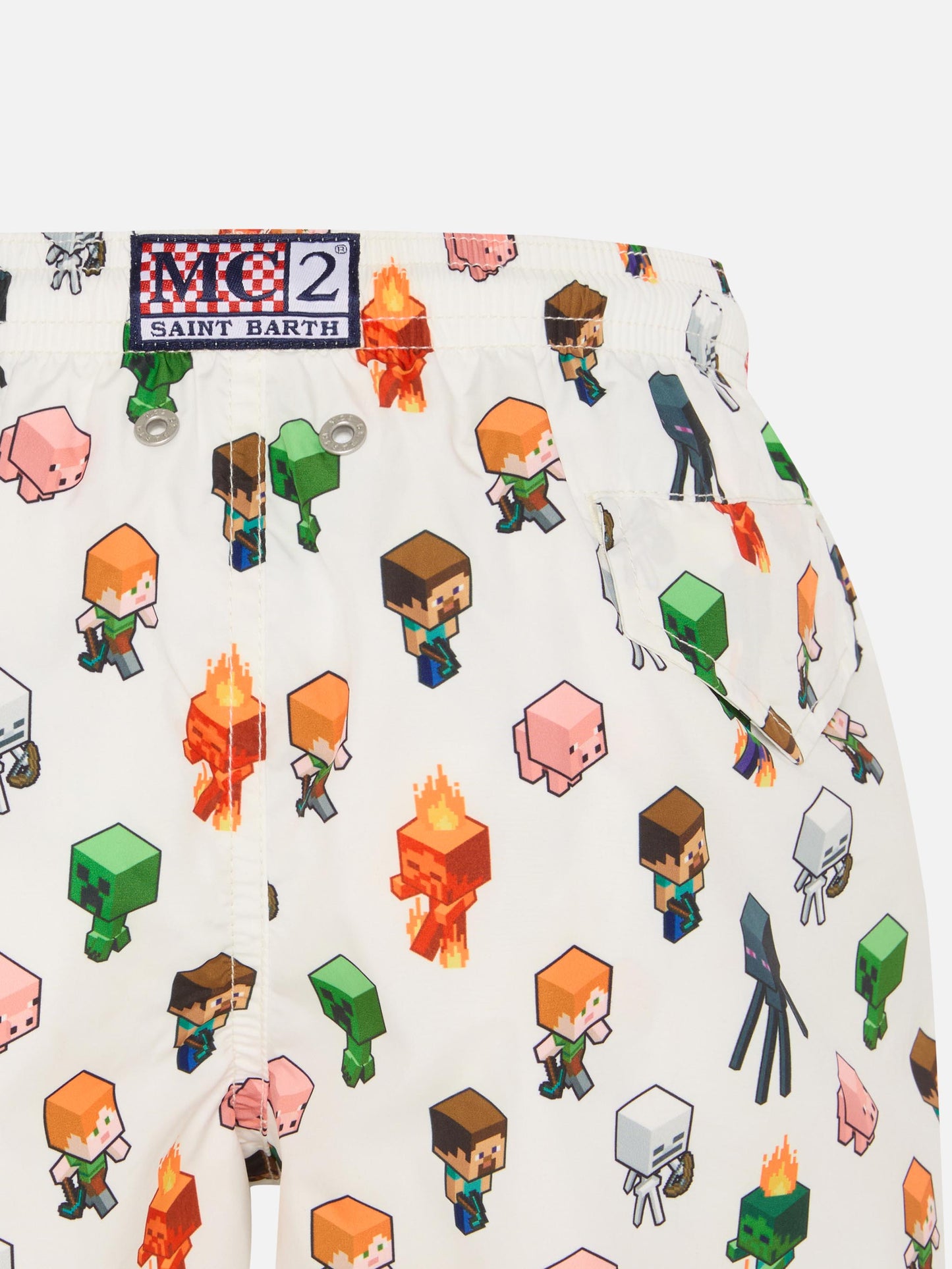 Jean Lighting lightweight fabric swim shorts with Minecraft print | MINECRAFT SPECIAL EDITION
