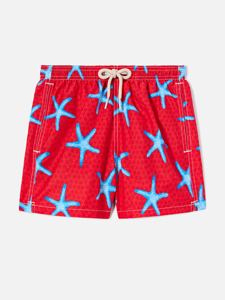 Jean Lighting swim shorts with Starfish all-over print