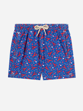 Badeshorts Jean Lighting mit All-over-Hummer-Print 