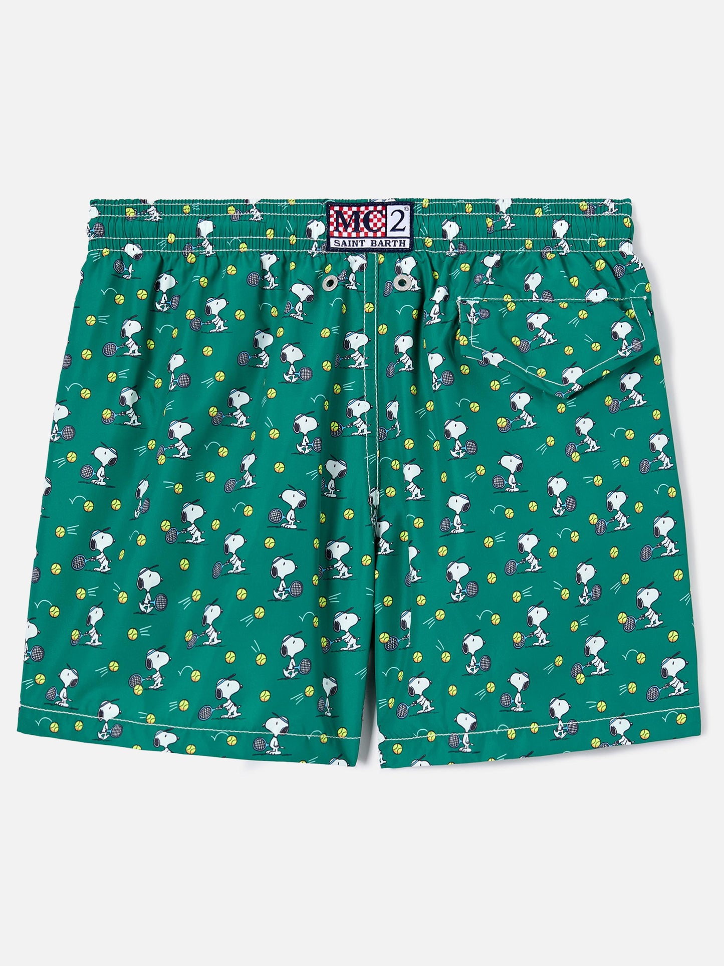 Jean Lighting swim shorts with Snoopy playing Tennis print | Special Edition
