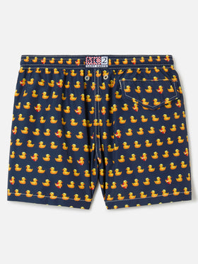 Jean Lighting swim shorts with Ducklings all-over print