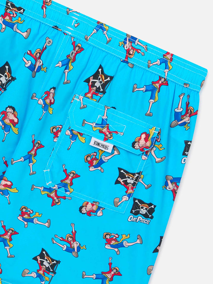 Bañador tipo shorts Jean Lighting con estampado integral One Piece | ONE PIECE SPECIAL EDITION 