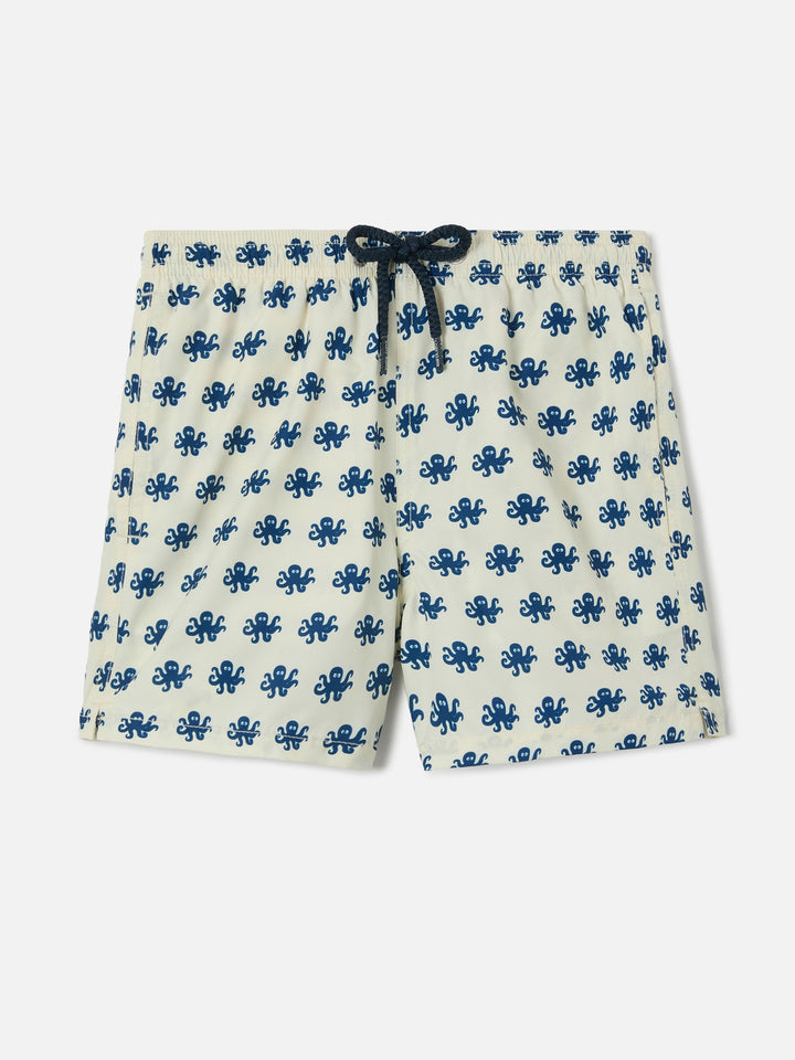 Jean Lighting swim shorts with Octopus all-over print