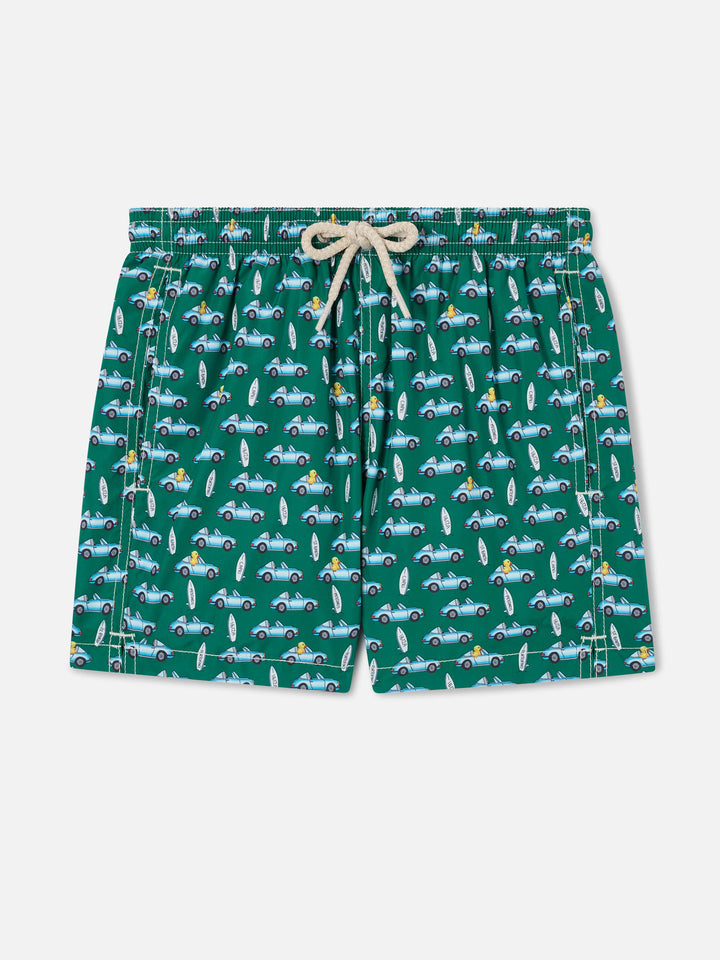 Bañador Green Jean Lighting con estampado playero sign 