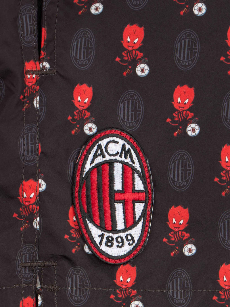 Costume da bagno da bambino in tessuto leggero con stampa Milan | AC MILAN SPECIAL EDITION