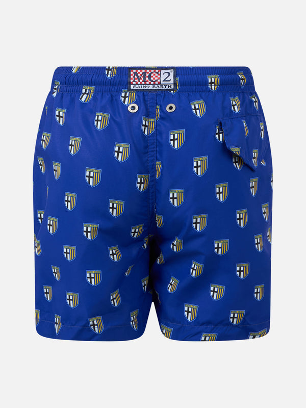 Badeshorts aus leichtem Stoff für Jungen mit Parma-Print | PARMA CALCIO SPECIAL EDITION