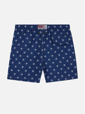 Jean lightweight fabric swim shorts with Inter logo print | INTER FC SPECIAL EDITION
