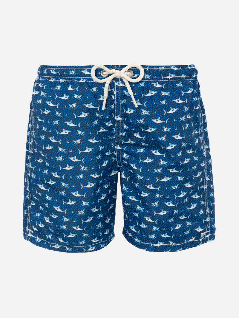 Micro sharks boy light swim shorts