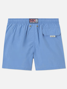 Short de bain Jean Lighting Pantone uni Cloud Blue 