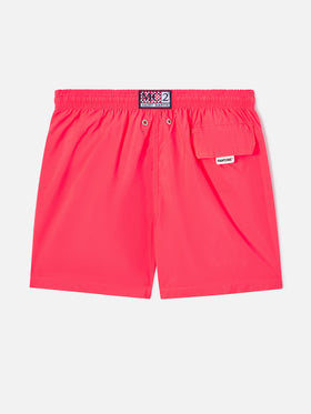 Bañador ligero rojo flúor para niño Lighting Pantone | PANTONE® SPECIAL EDITION 