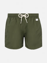 Leichte Badeshorts in Militärgrün von Jean Lighting Pantone | PANTONE® SPECIAL EDITION