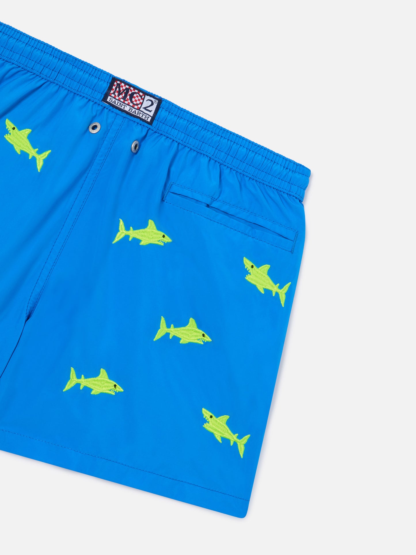 Short de bain garçon avec broderie 