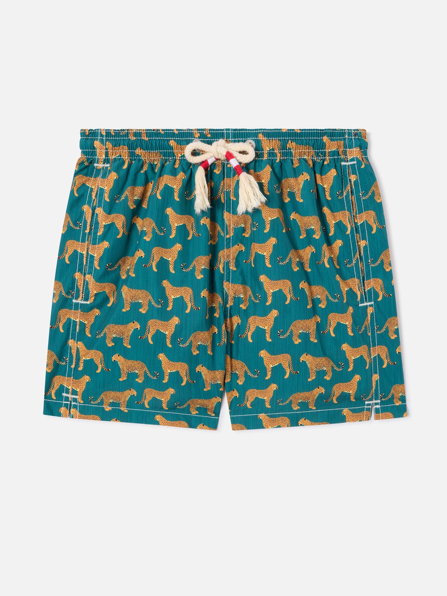 Jean Lighting 70 lightweight swim shorts with cheeta print