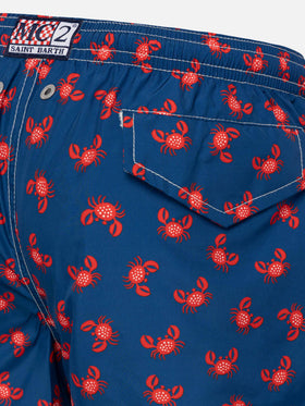 Leichte Badeshorts Jean Lighting 70 mit Krabbenprint