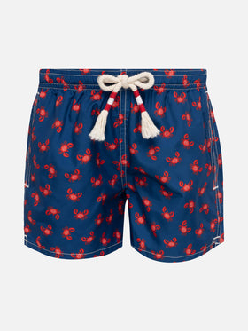 Leichte Badeshorts Jean Lighting 70 mit Krabbenprint