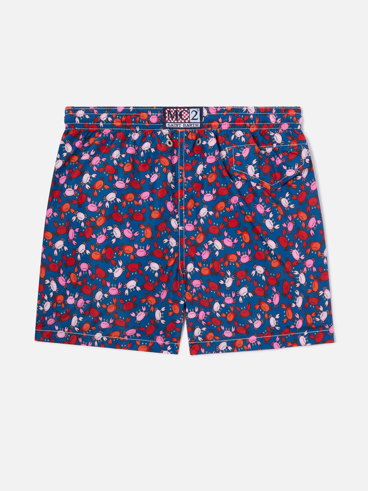 Costume da bagno da bambino con stampa granchio