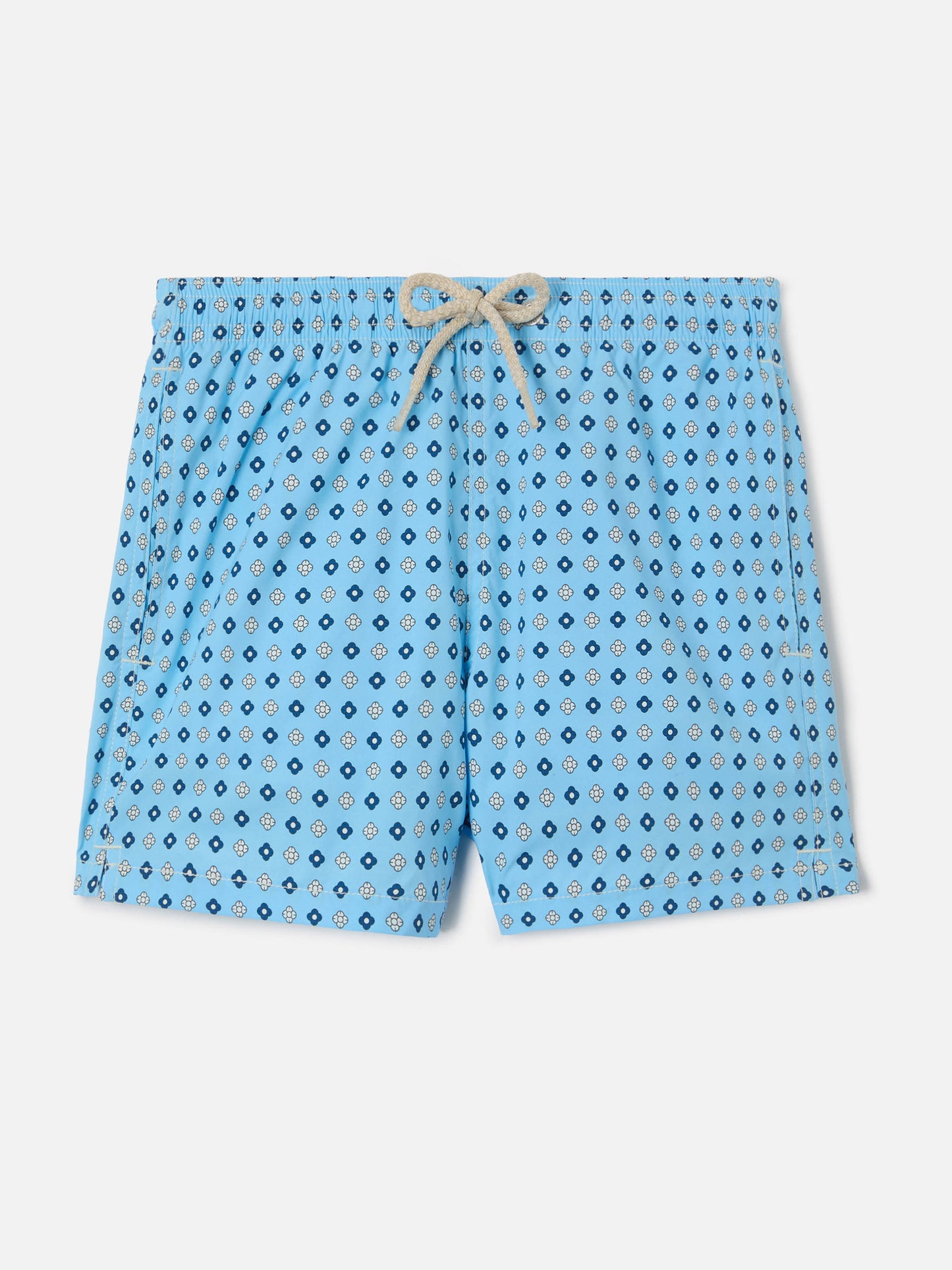 Jean Lighting Stretch swim shorts with all-over geometric floral print