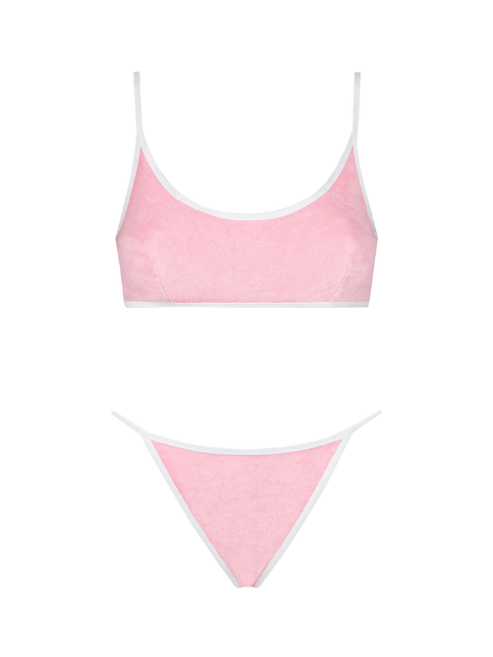 Bikini da donna a bralette in spugna con piping | MELISSA SATTA EDIZIONE SPECIALE