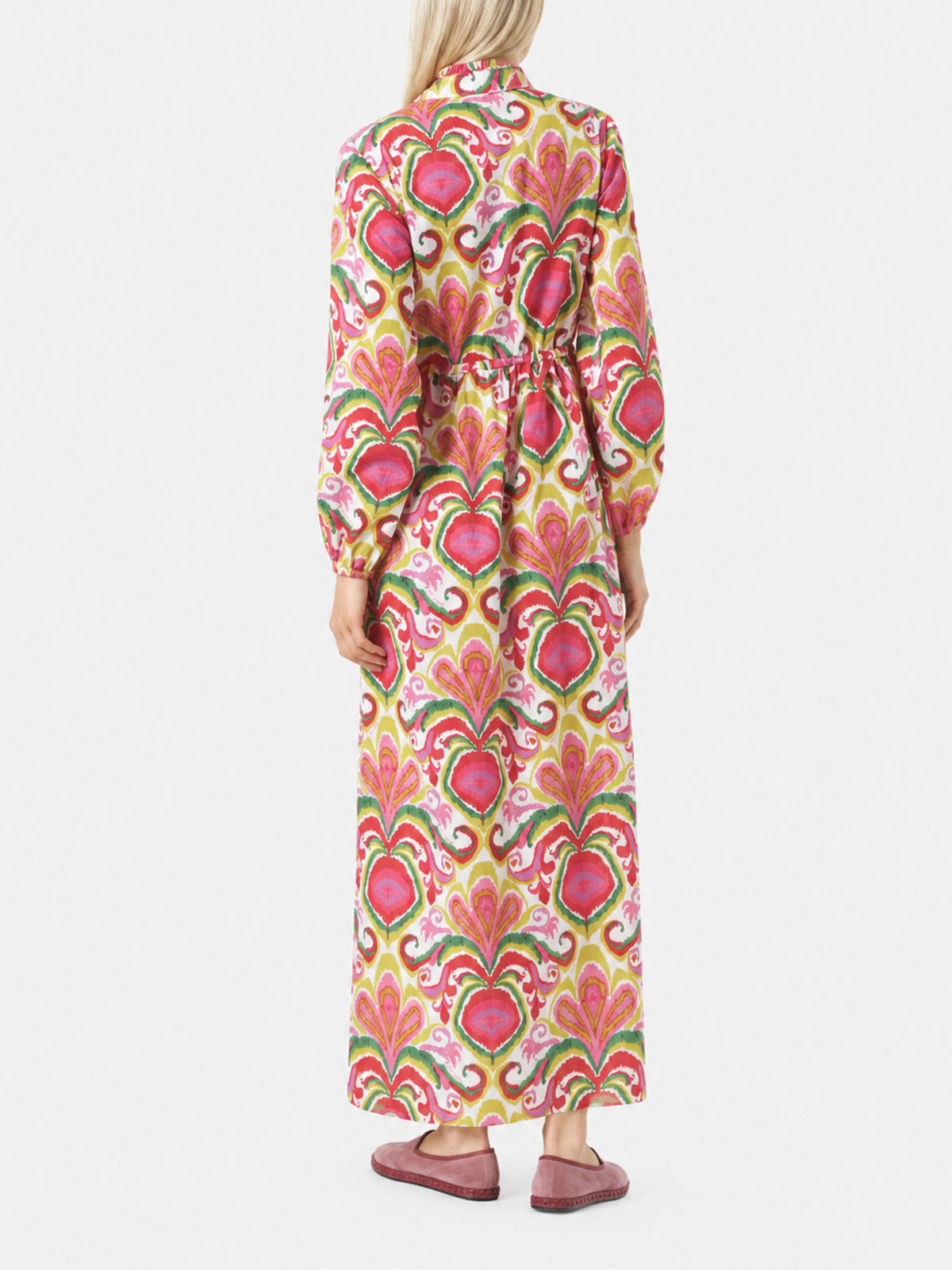Jodie Baumwollkleid mit Ikat-Print 
