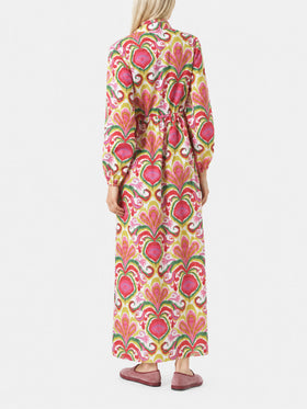 Jodie Baumwollkleid mit Ikat-Print 