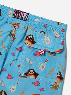 Costume Joell con stampa Orsetti Pirati all over