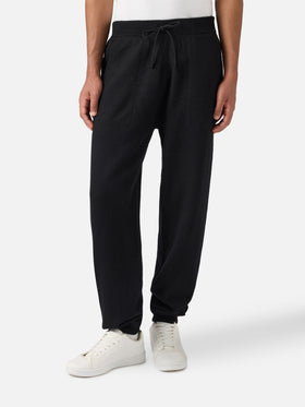 Track knitted sweatpants John with pockets