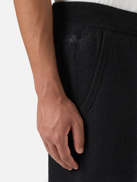 Track knitted sweatpants John with pockets