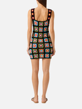 Vestido Jaisal de algodón de crochet 