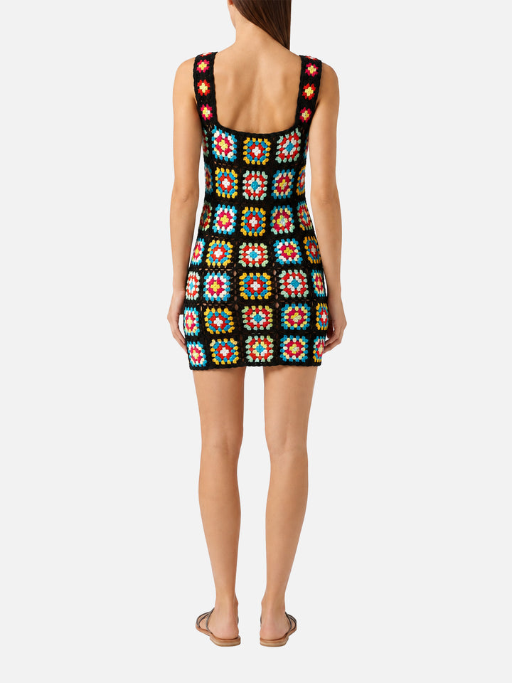 Kleid Jaisal aus gehäkelter Baumwolle 